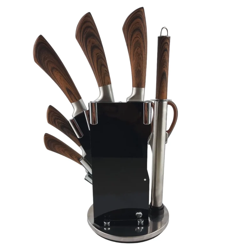 Set de Cuchillos de Acero Inoxidable para Cocina de Chef Profesional Top Choice 8pz