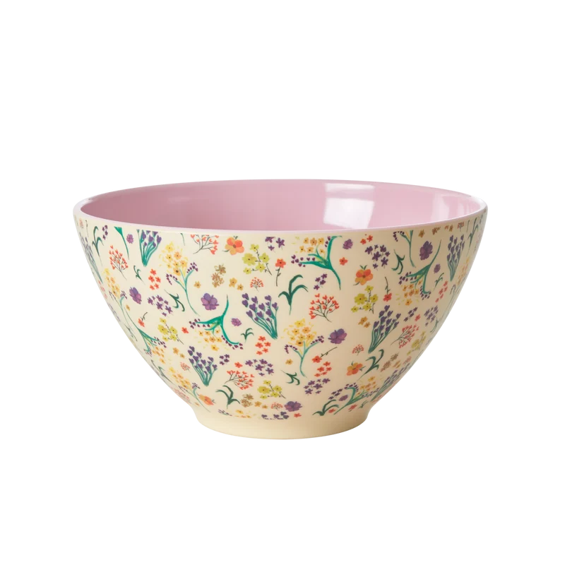Salatskål - Lyserød - Wild Flowers Print