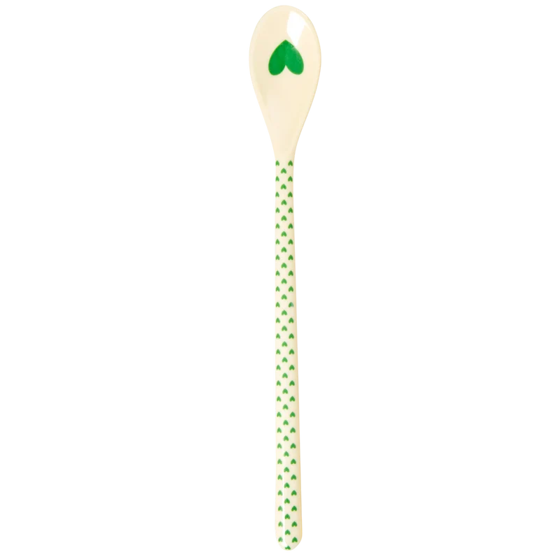 Latteske - Grøn - Favorite Hearts Print