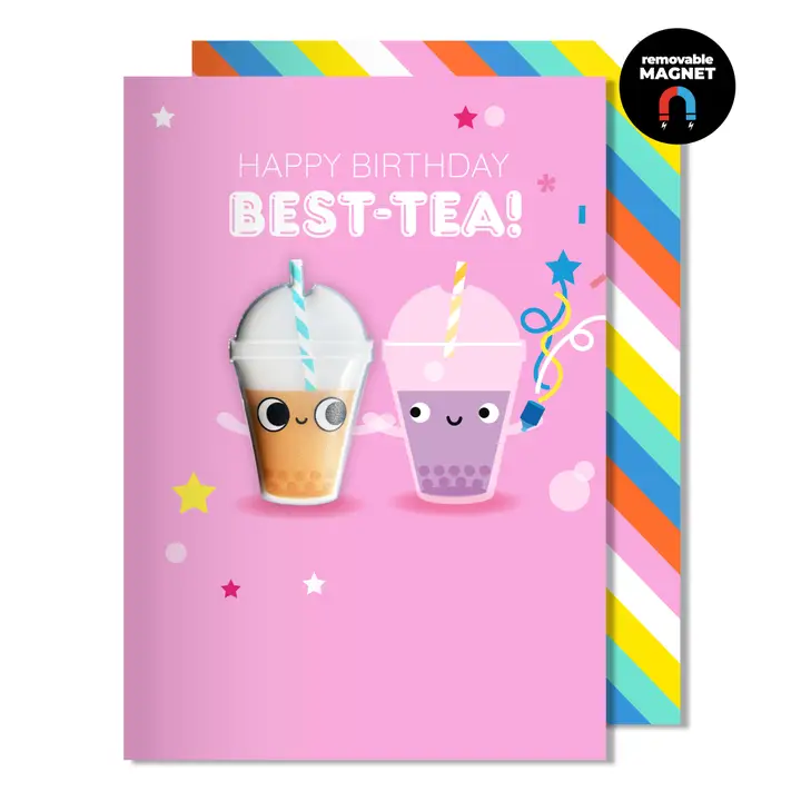 Postal com iman - Bubble Tea