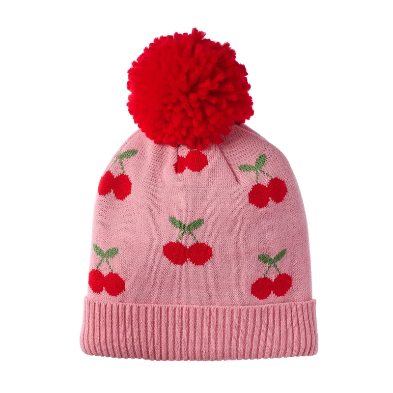 Gorro de Malha - Cereja