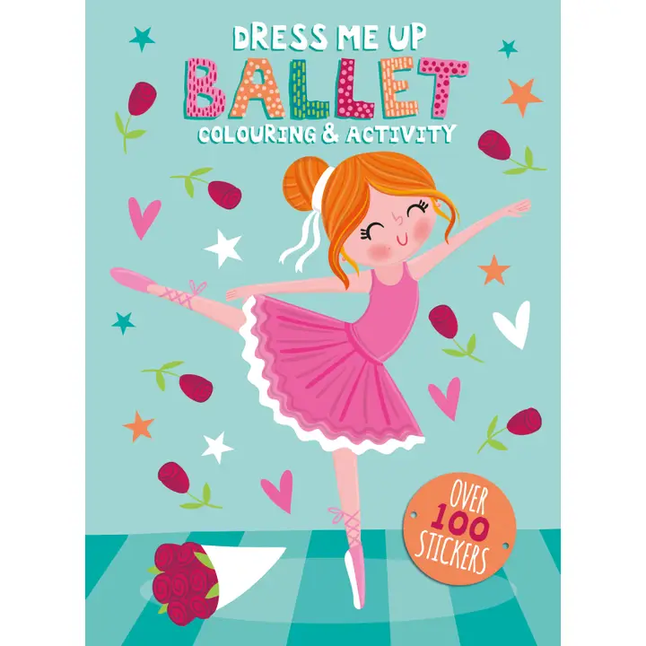 Livro de Colorir e Actividades Dress Me Up - Ballet