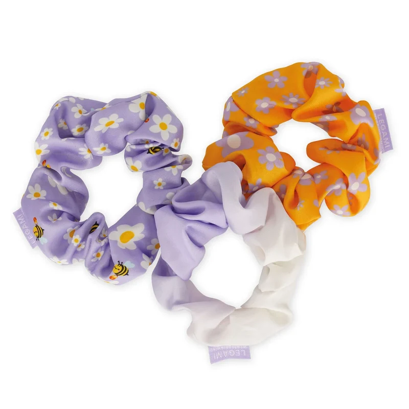 Conjunto de 3 Scrunchies/Elásticos - Abelha