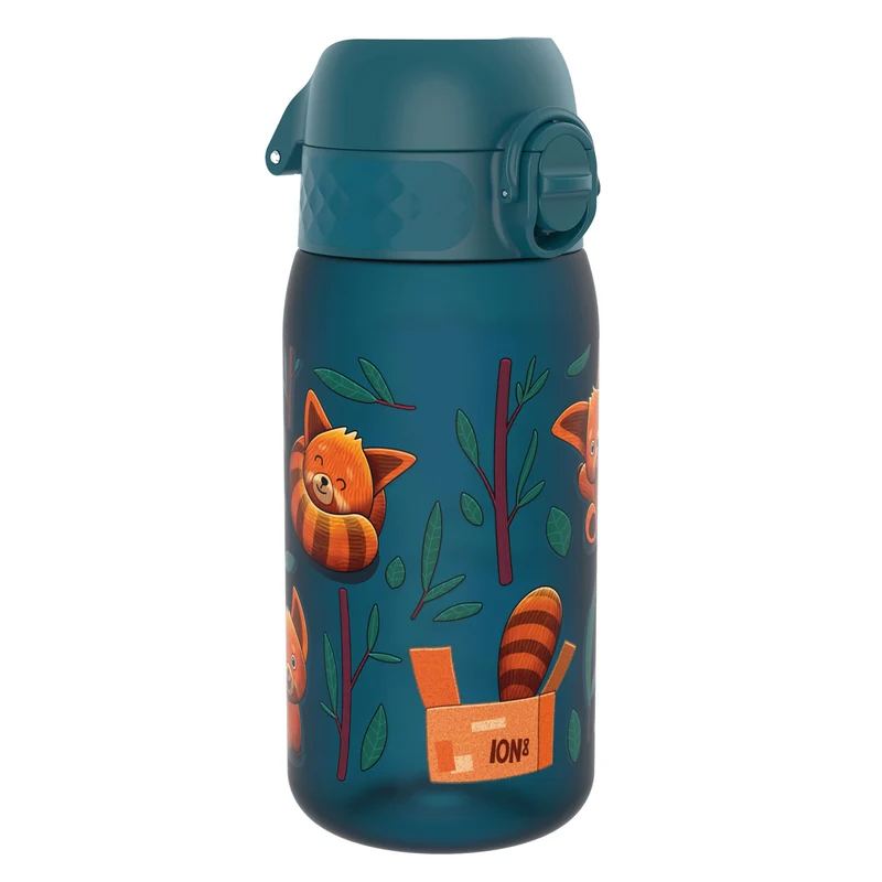 Leak Proof Kids Water Bottle, Recyclon, Red Pandas, 350ml (12oz)