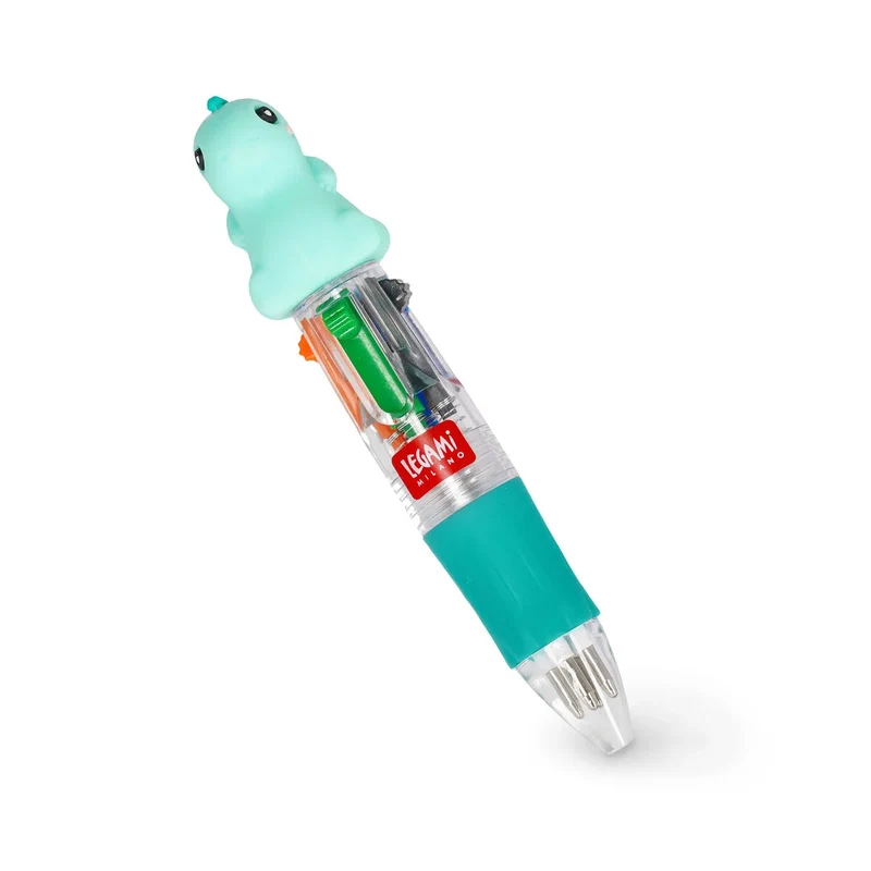 Mini Caneta Esferográfica de 4 cores - Dino
