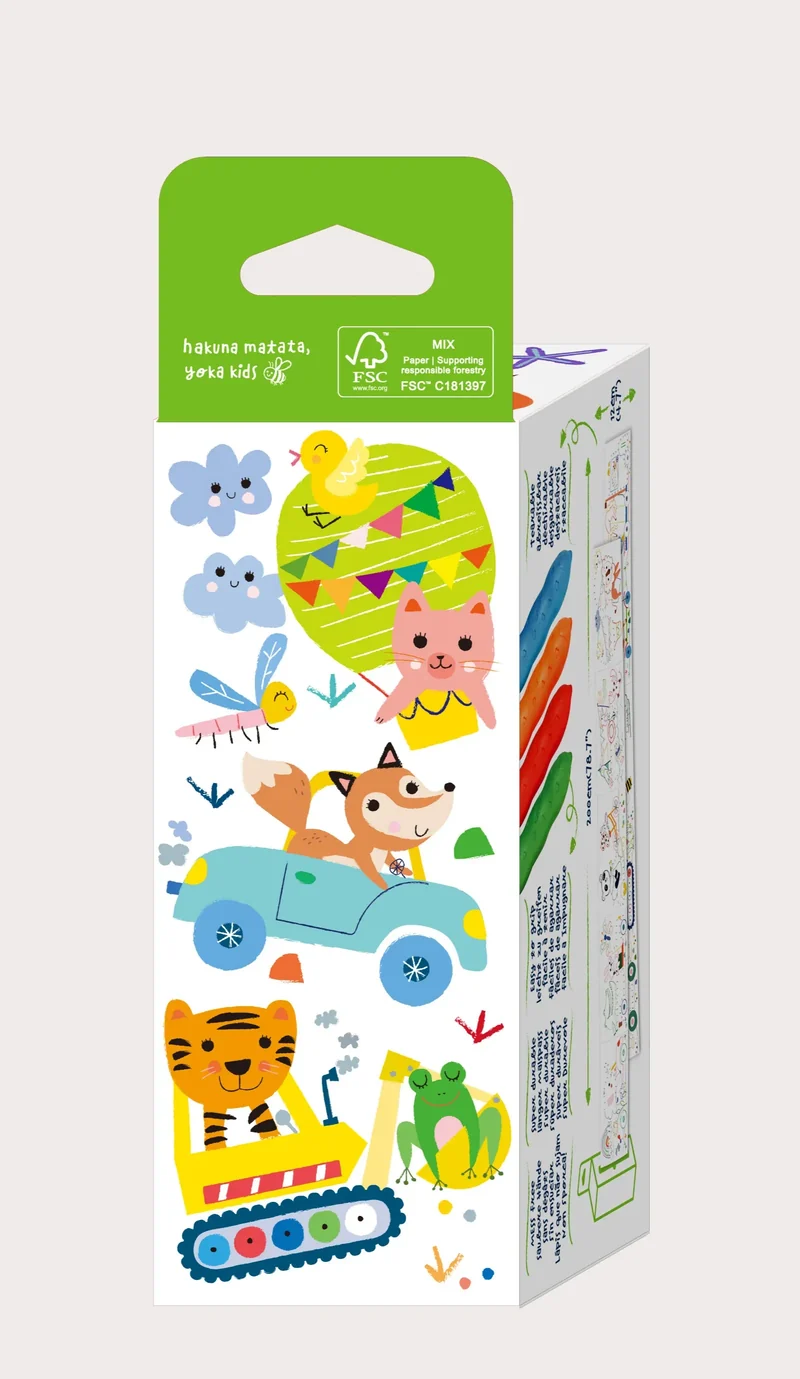 Colouring Roll Kit - VEHICLE