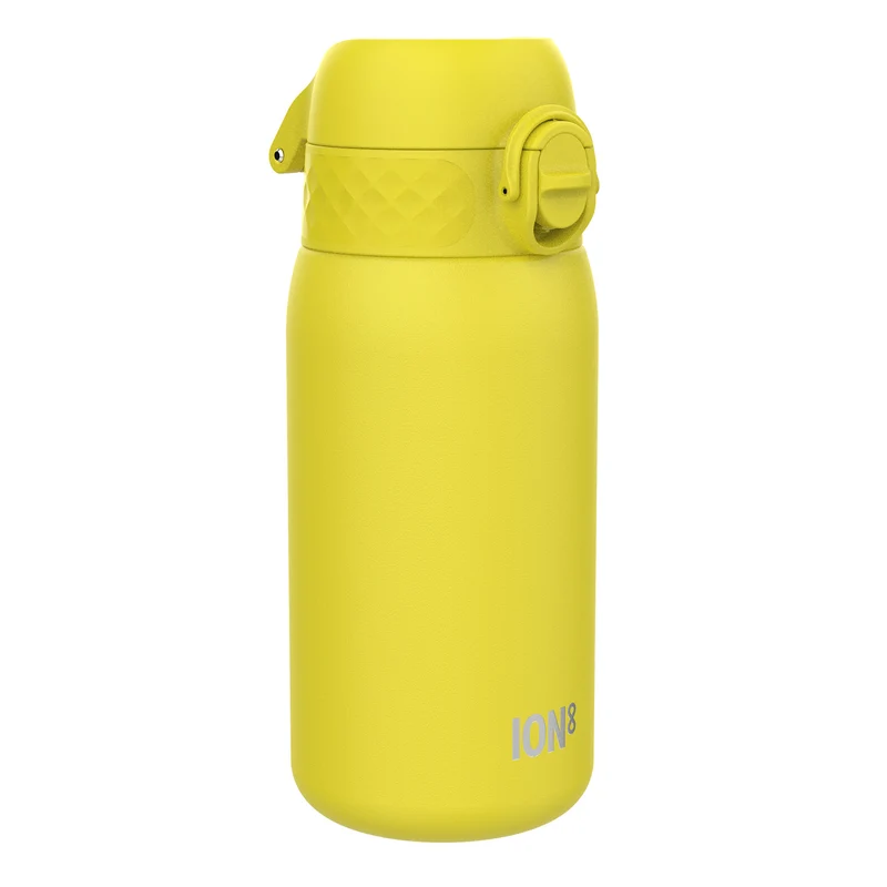 Leak Proof Thermal Water Bottle, Insulated Steel, Yellow, 320ml (11oz)
