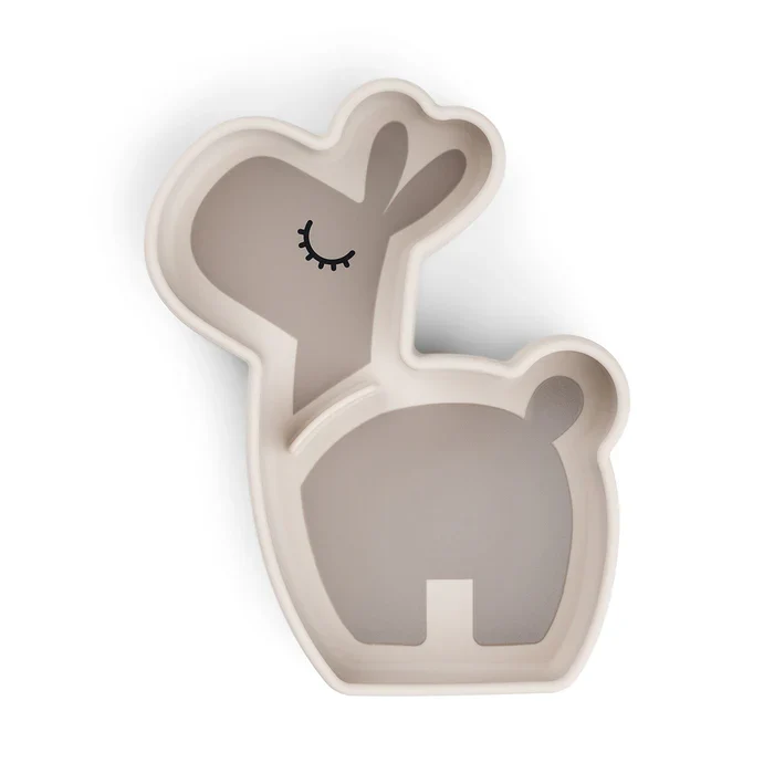Prato para lanches Stick&Stay em silicone - Lalee - Areia