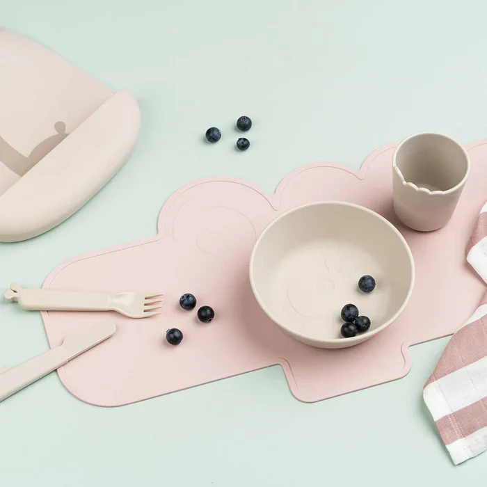 Individual de mesa em silicone - Croco - Powder