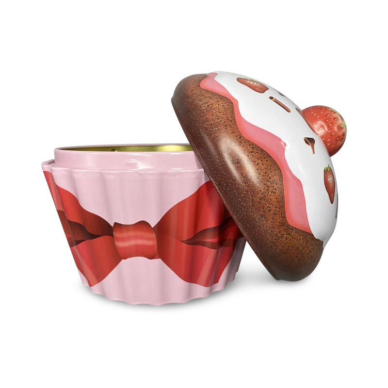 Lata Cupcake XL - Morangos