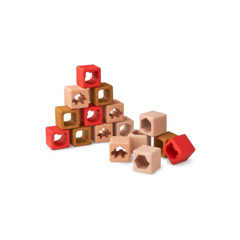 Blocos Construção Loren - Mix Rosa